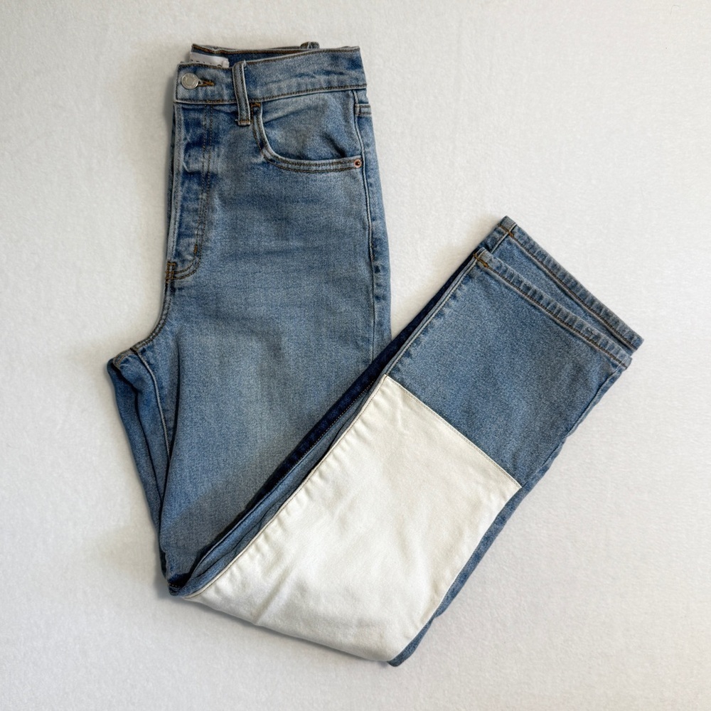 Cello Size 3 Patchwork Color Block Jeans